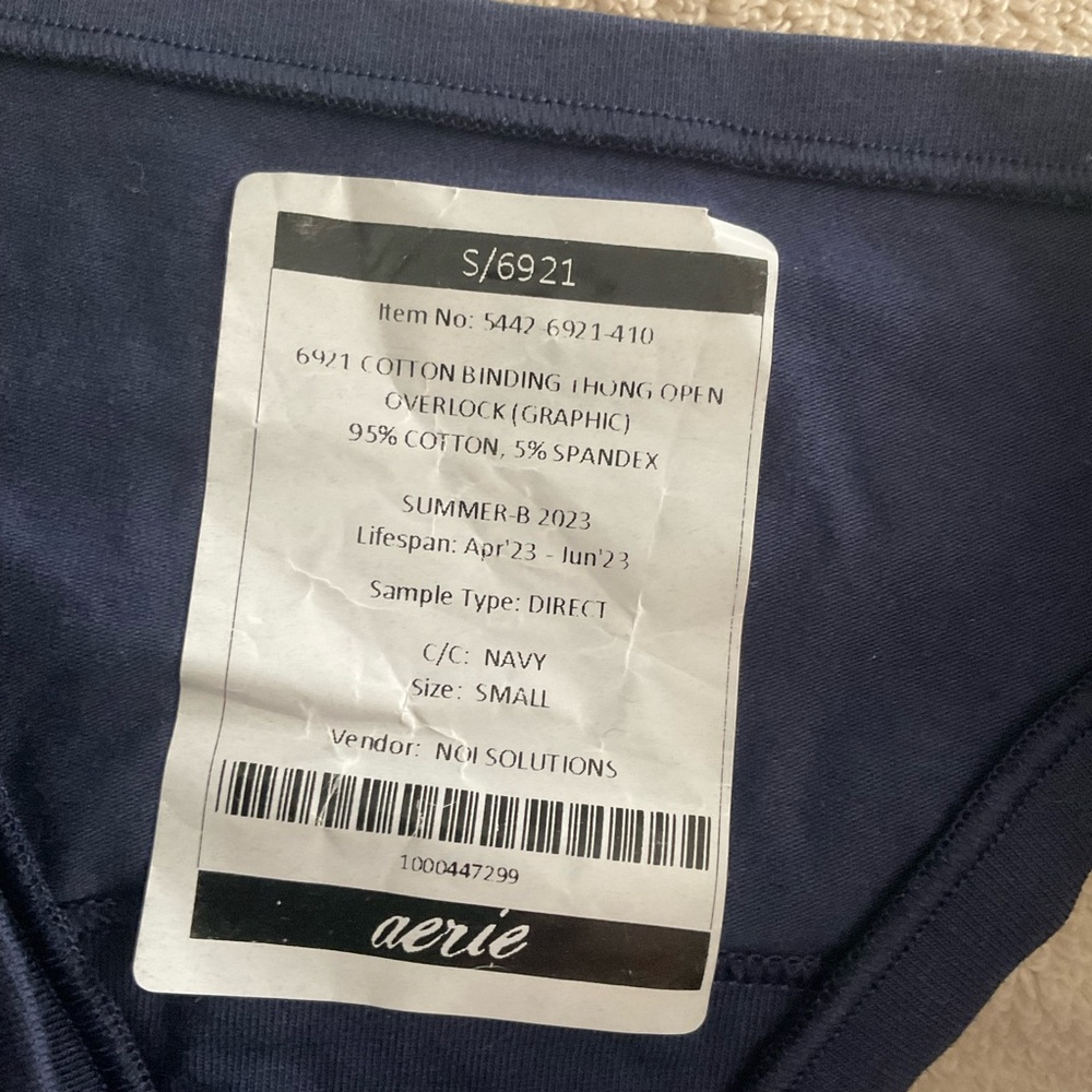 Aerie Thong Panty S NWT - Picture 4 of 6